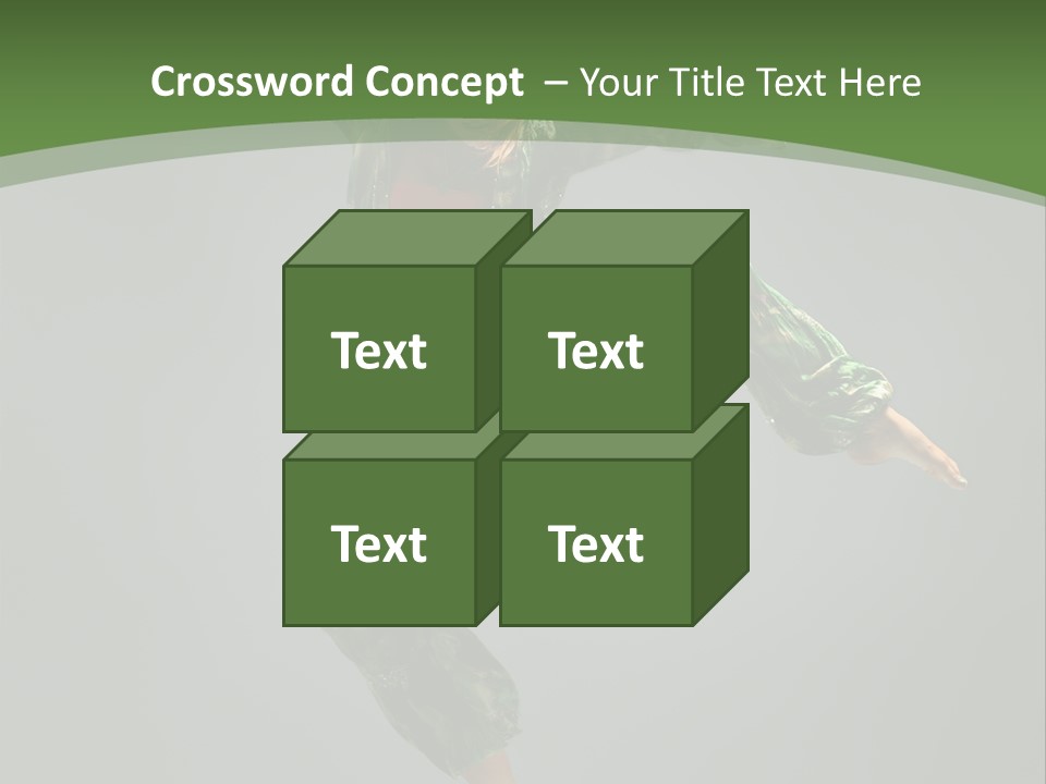 Comfort Young Girl PowerPoint Template