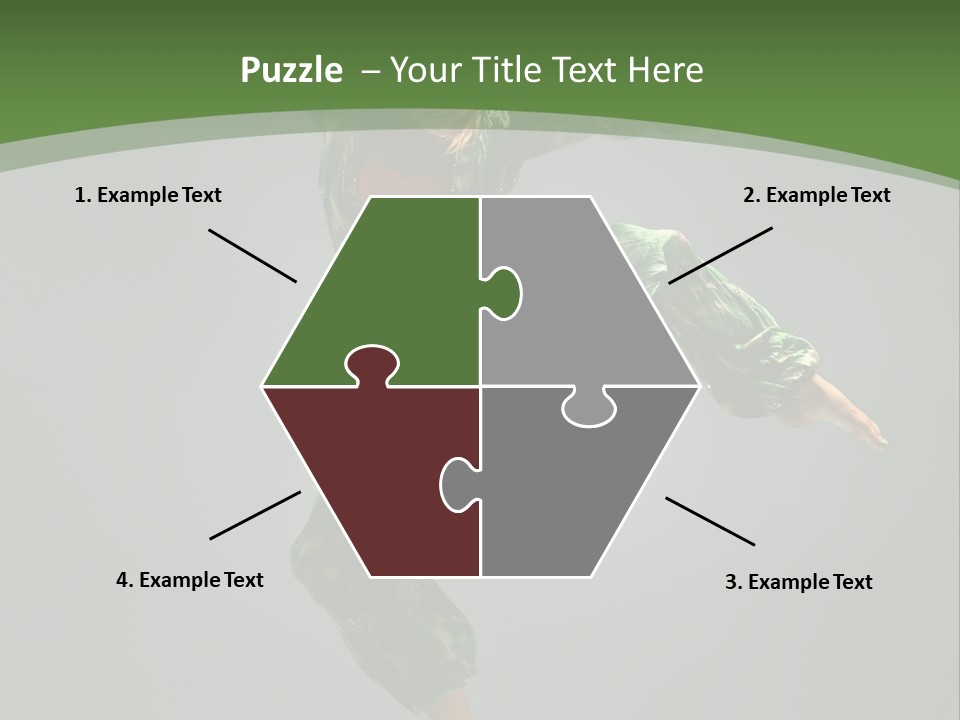 Comfort Young Girl PowerPoint Template