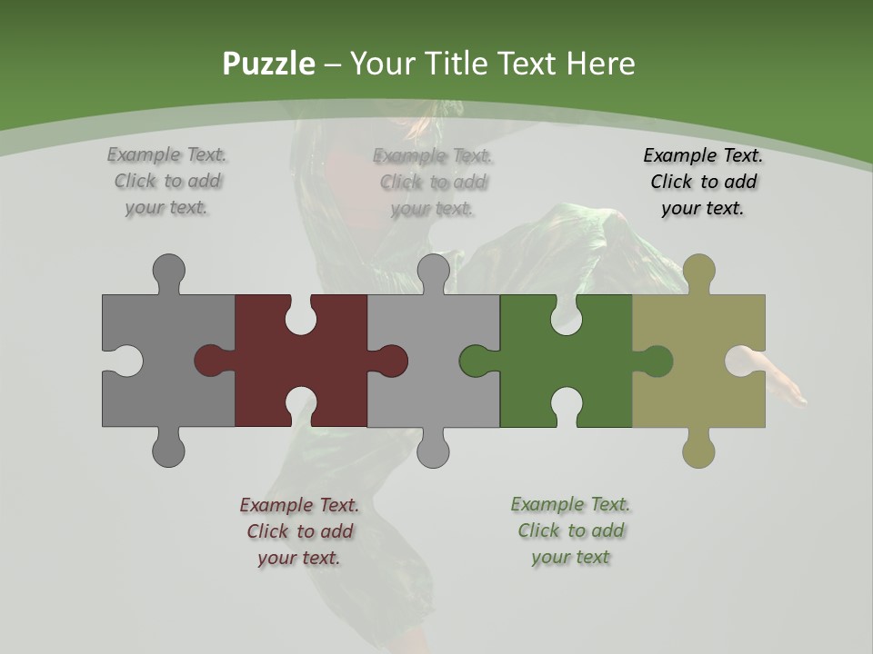 Comfort Young Girl PowerPoint Template