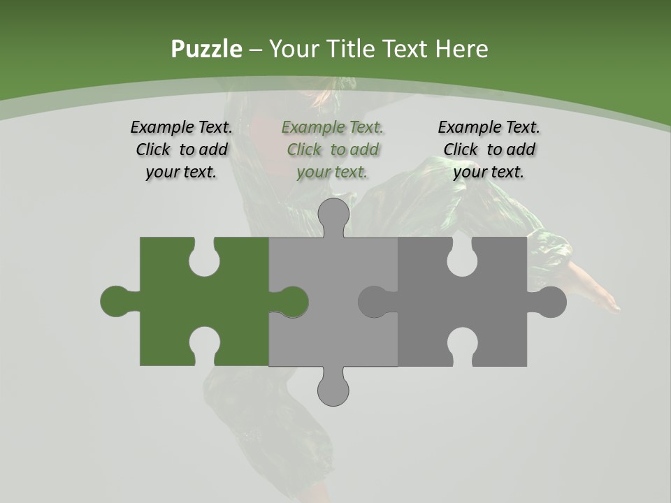 Comfort Young Girl PowerPoint Template