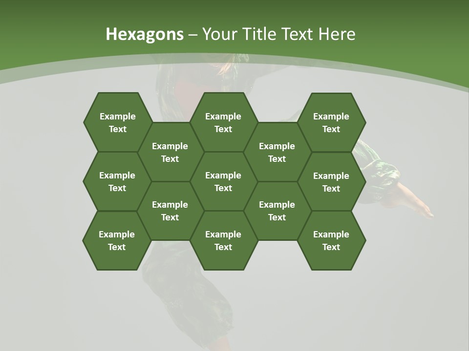 Comfort Young Girl PowerPoint Template