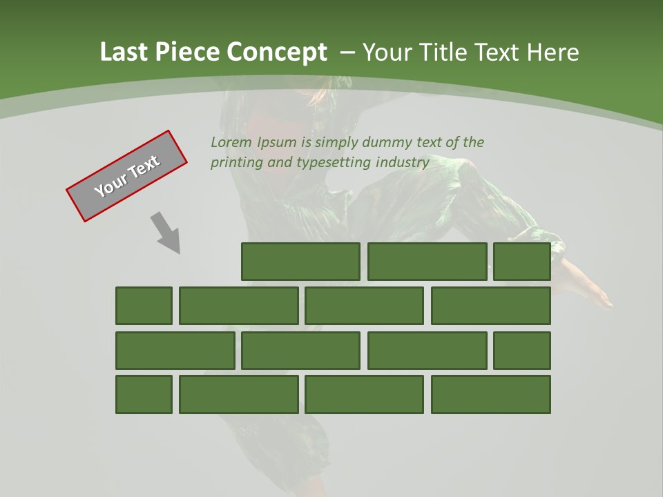 Comfort Young Girl PowerPoint Template