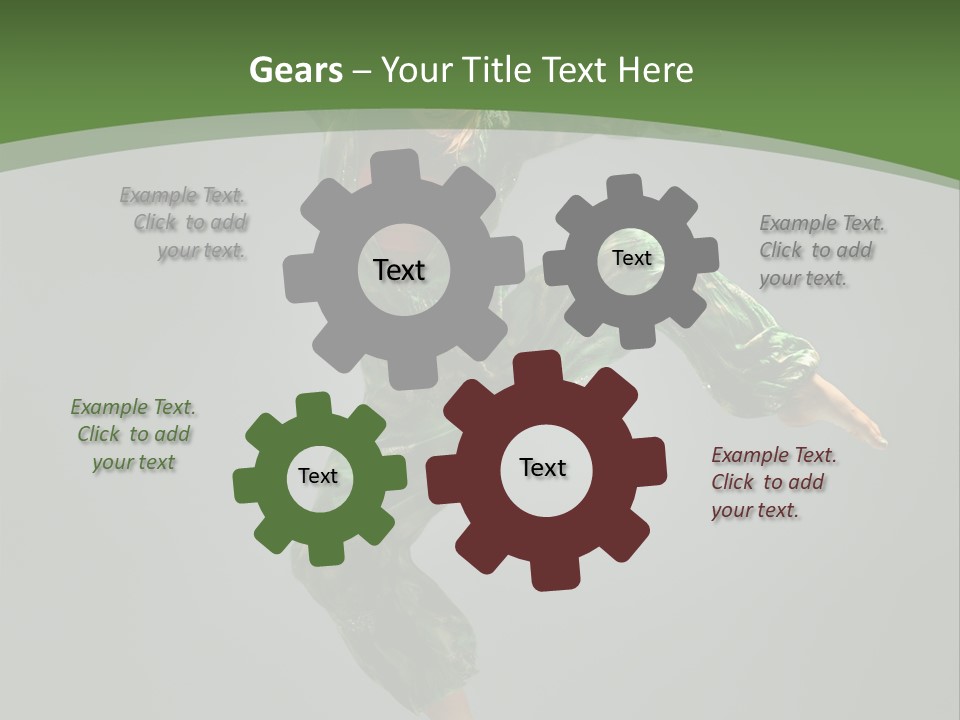 Comfort Young Girl PowerPoint Template