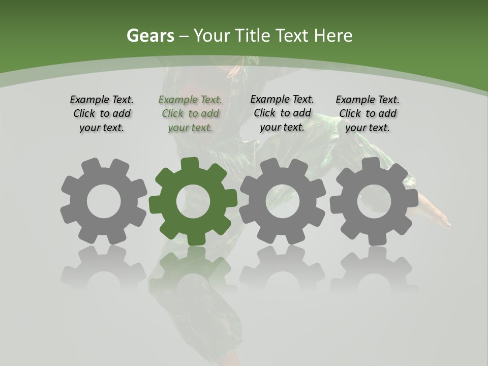 Comfort Young Girl PowerPoint Template