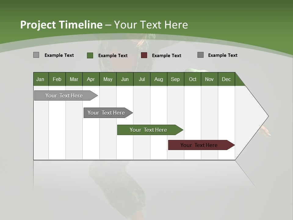 Comfort Young Girl PowerPoint Template