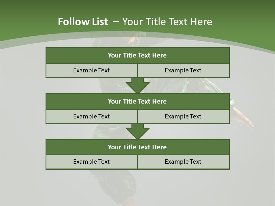 Comfort Young Girl PowerPoint Template