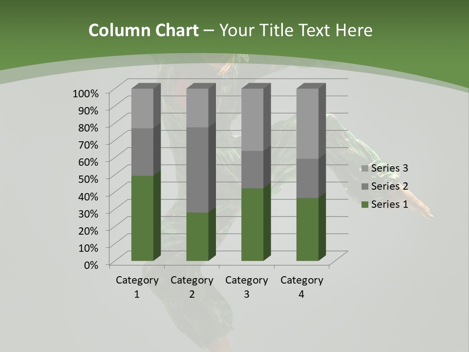 Comfort Young Girl PowerPoint Template