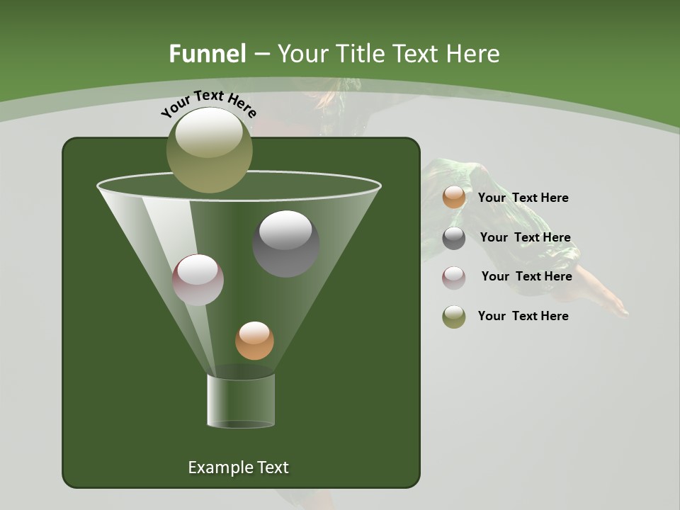 Comfort Young Girl PowerPoint Template