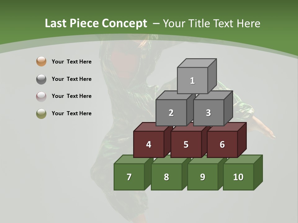 Comfort Young Girl PowerPoint Template