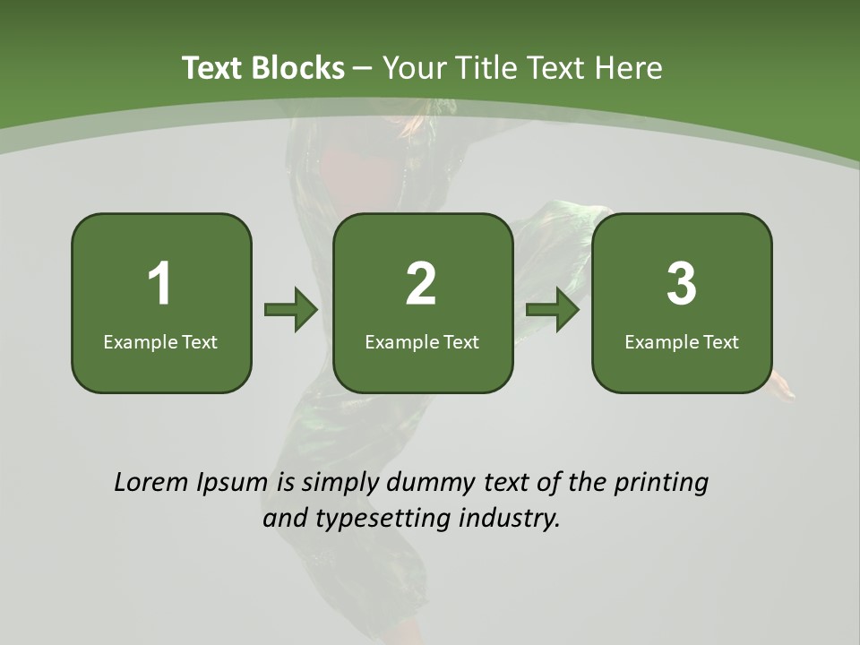 Comfort Young Girl PowerPoint Template