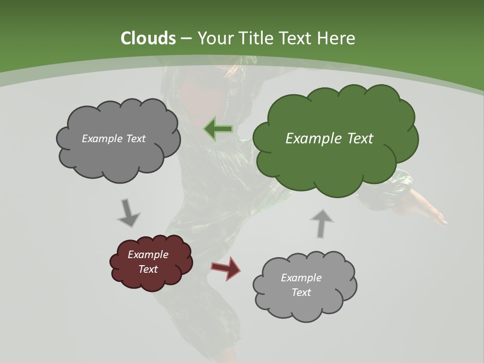 Comfort Young Girl PowerPoint Template