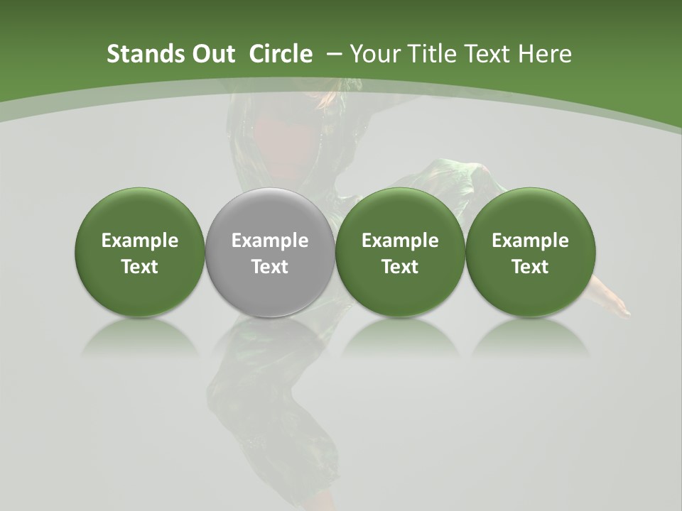 Comfort Young Girl PowerPoint Template