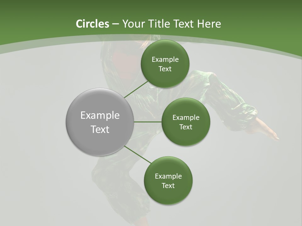 Comfort Young Girl PowerPoint Template