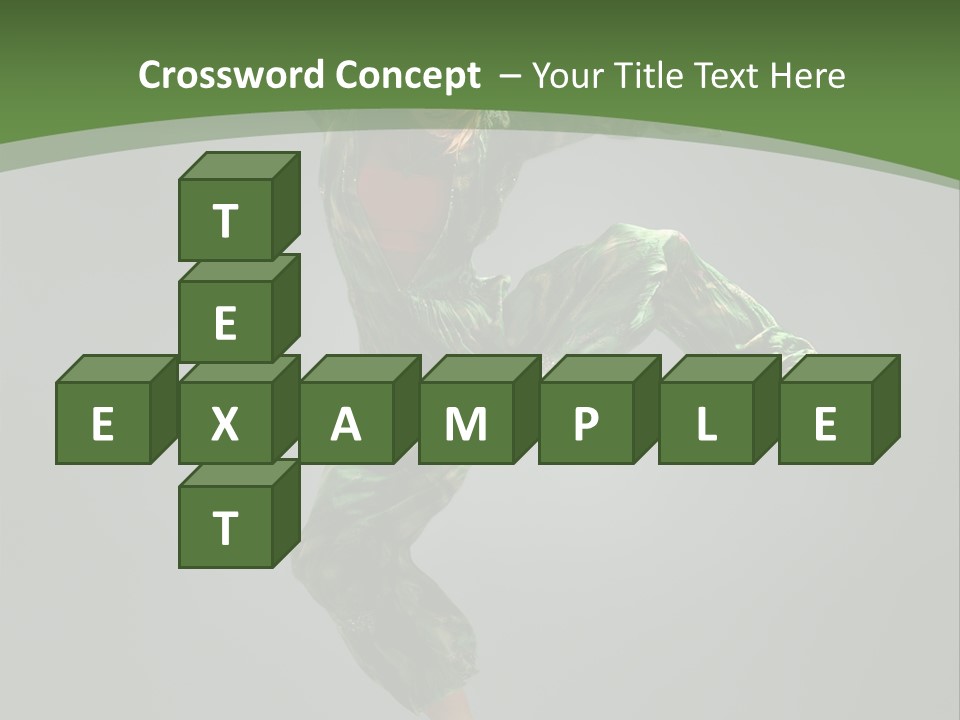 Comfort Young Girl PowerPoint Template