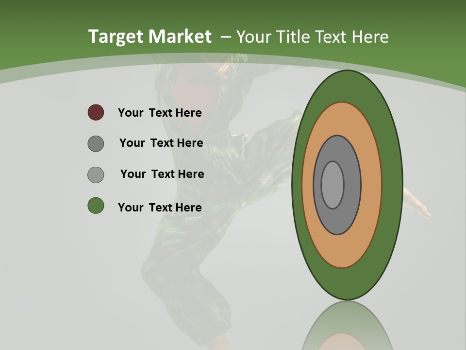 Comfort Young Girl PowerPoint Template