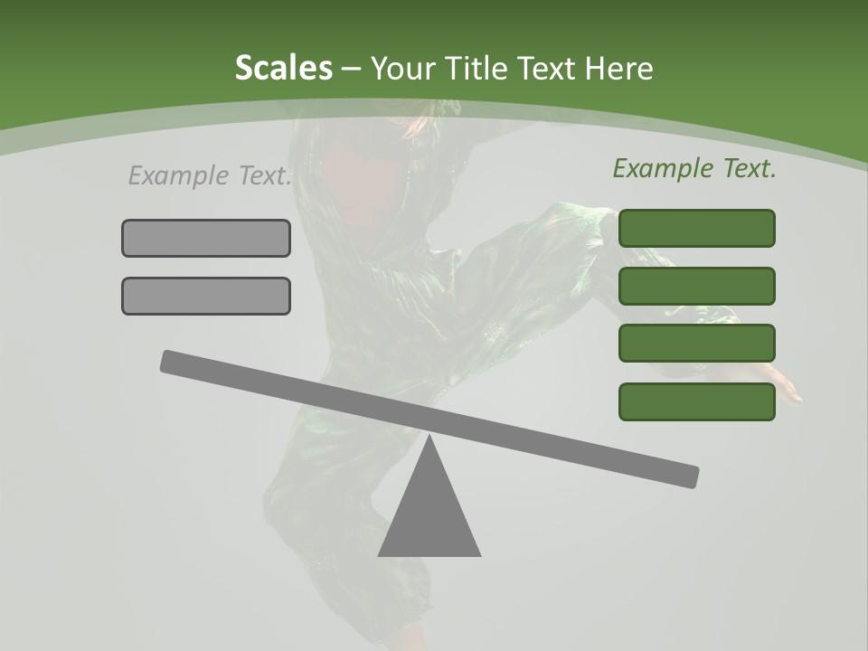Comfort Young Girl PowerPoint Template