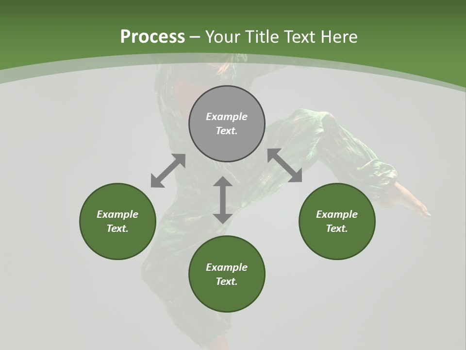 Comfort Young Girl PowerPoint Template