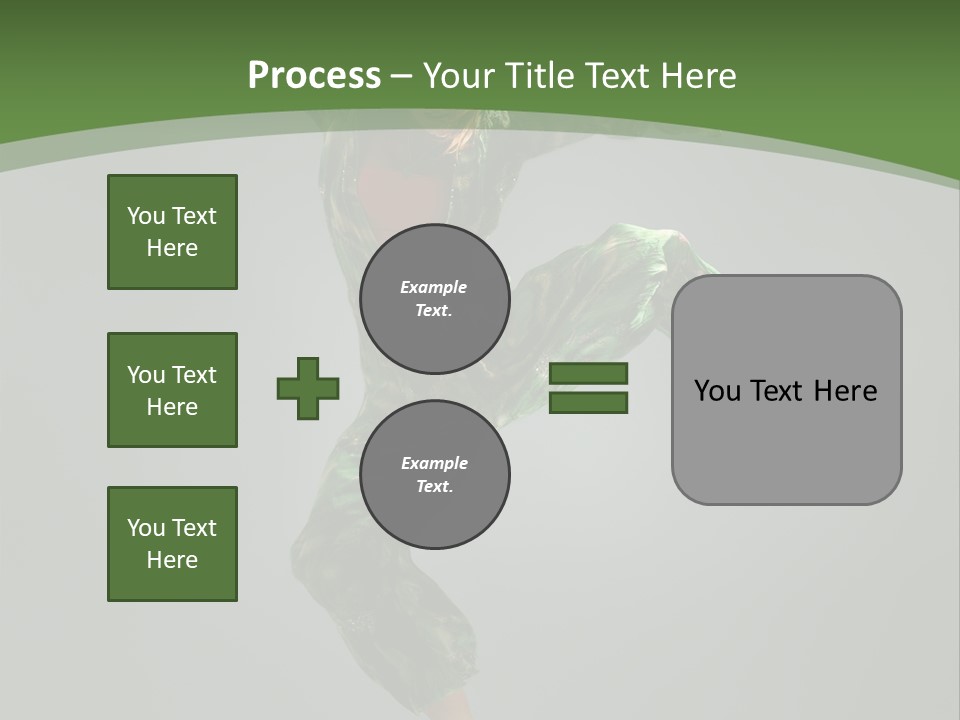 Comfort Young Girl PowerPoint Template