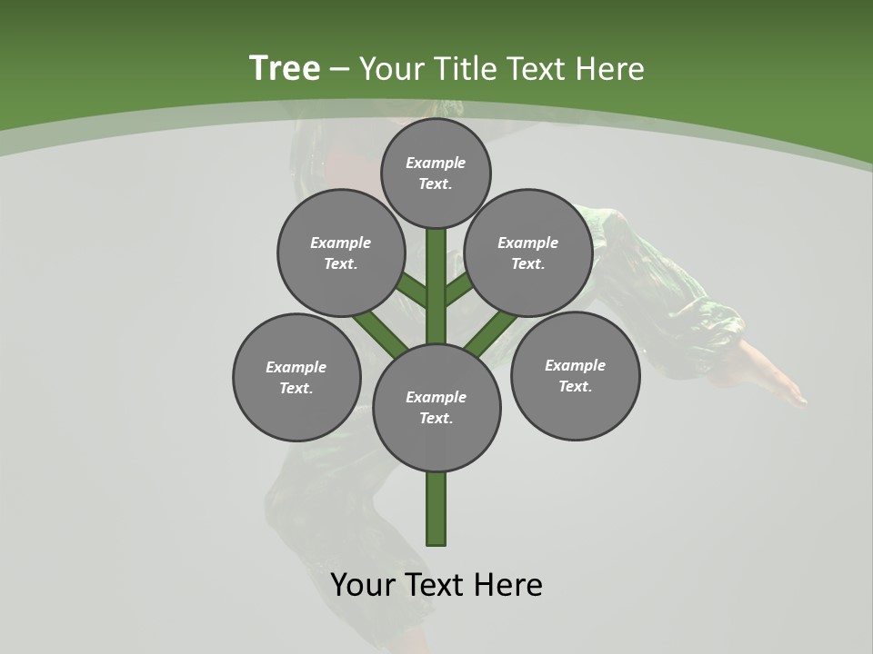 Comfort Young Girl PowerPoint Template