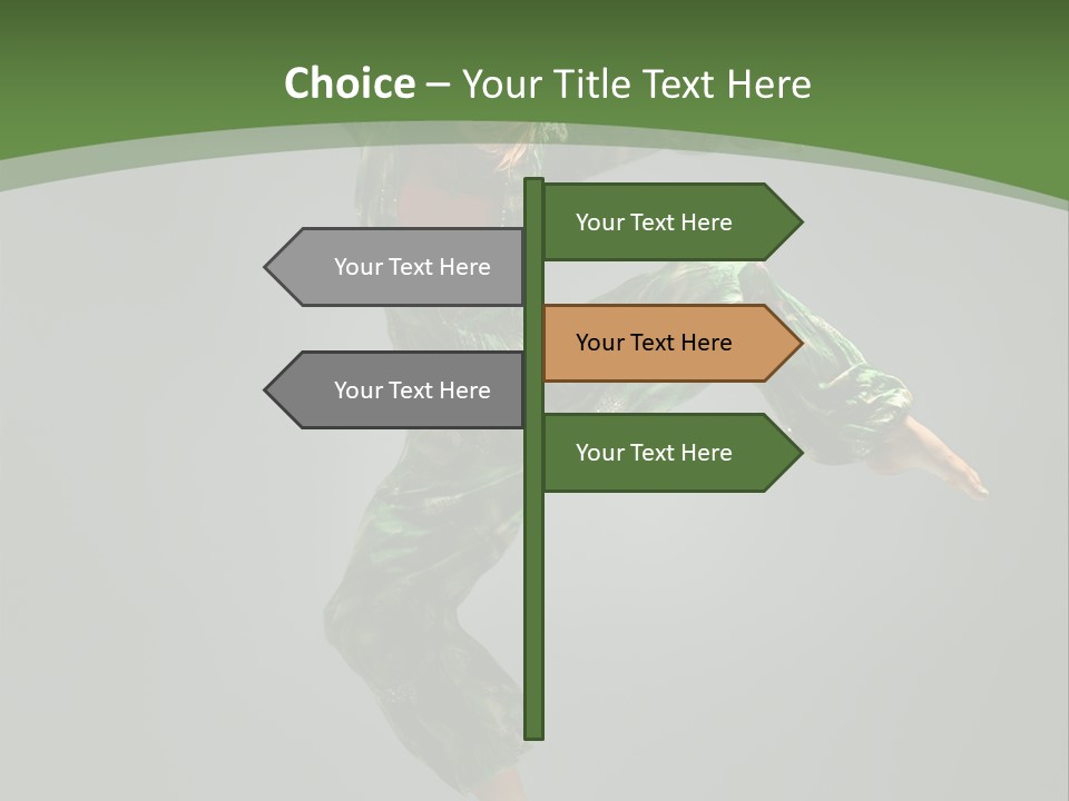 Comfort Young Girl PowerPoint Template