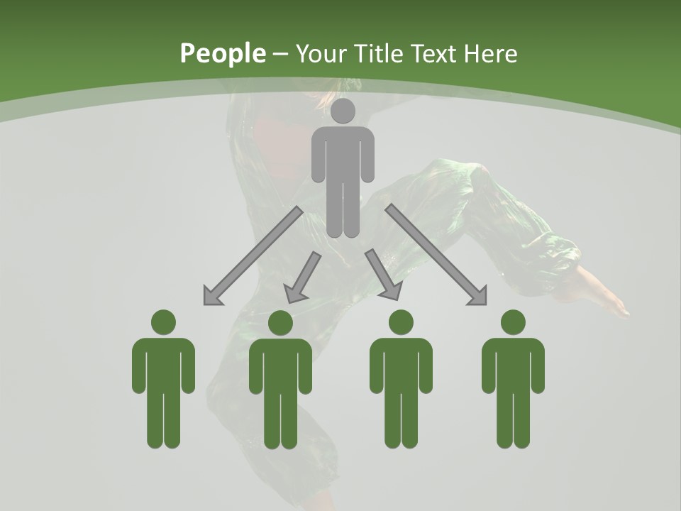 Comfort Young Girl PowerPoint Template