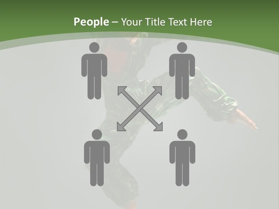 Comfort Young Girl PowerPoint Template