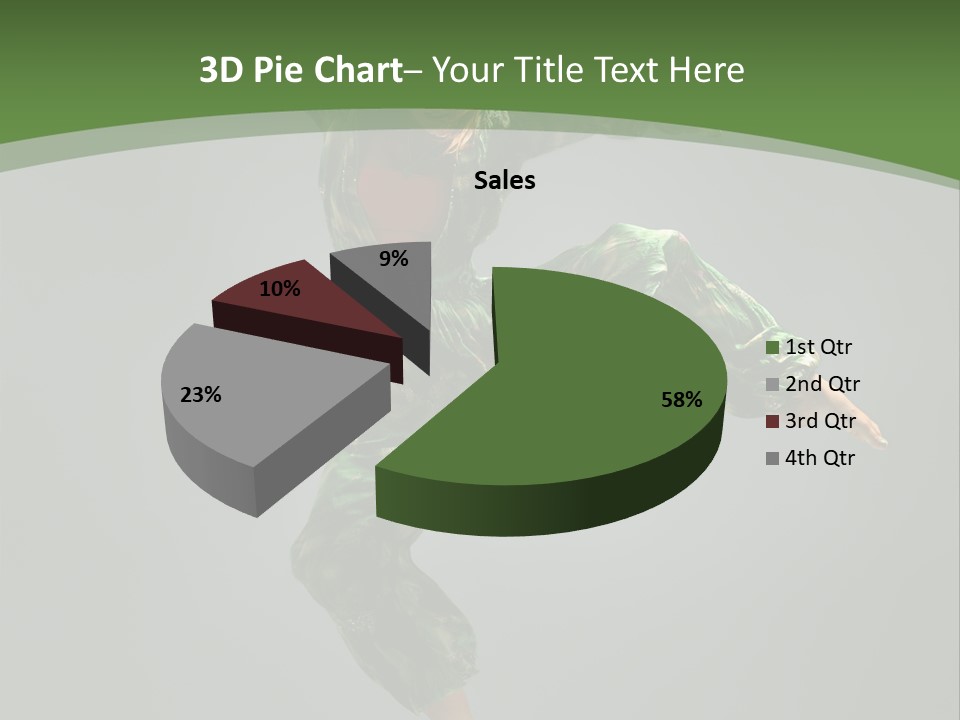 Comfort Young Girl PowerPoint Template