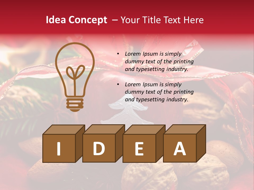 Cinnamon Stick Fir Perfume PowerPoint Template