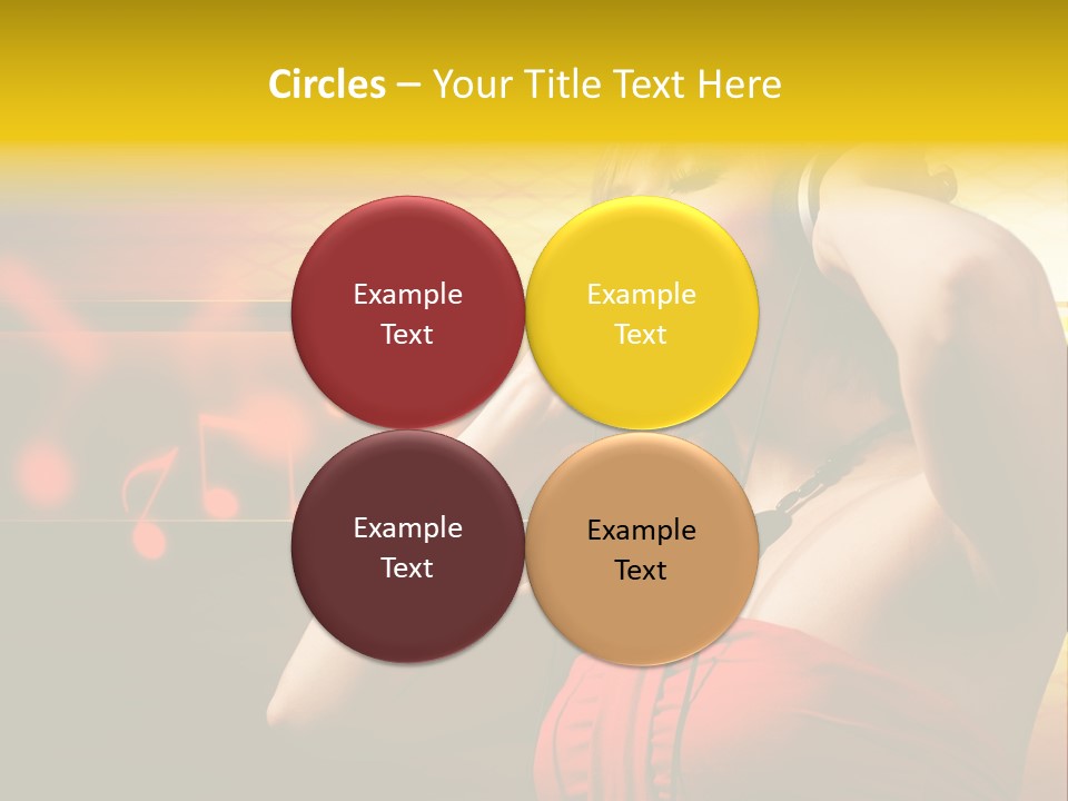 Background Music Festive PowerPoint Template