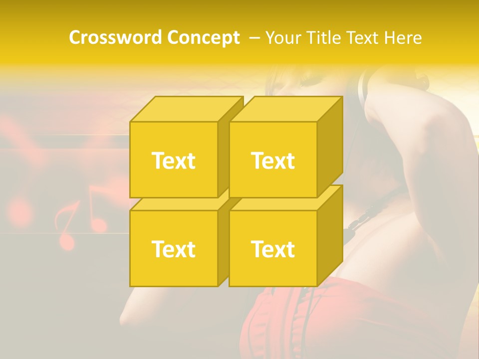 Background Music Festive PowerPoint Template