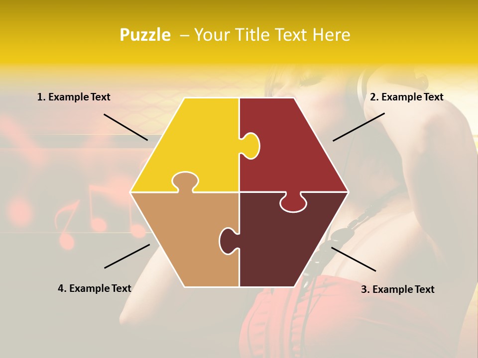 Background Music Festive PowerPoint Template