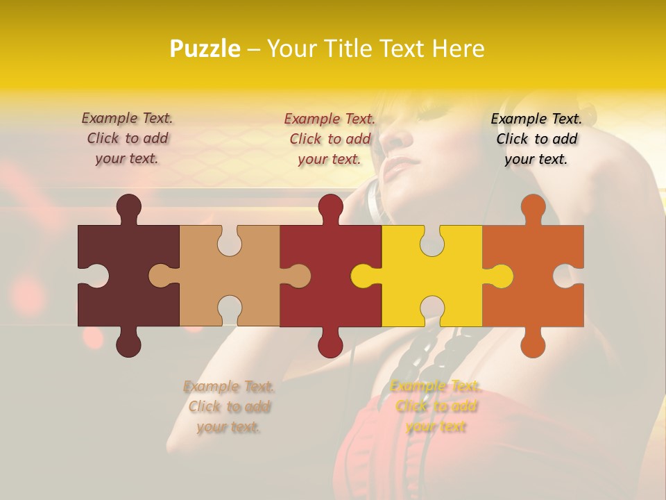 Background Music Festive PowerPoint Template