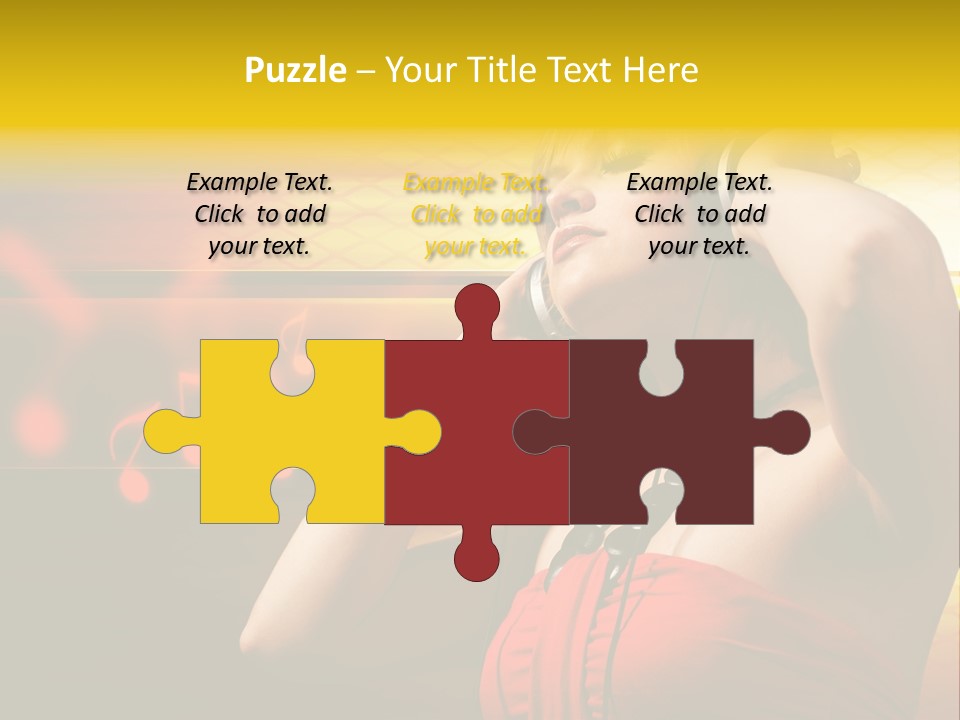 Background Music Festive PowerPoint Template