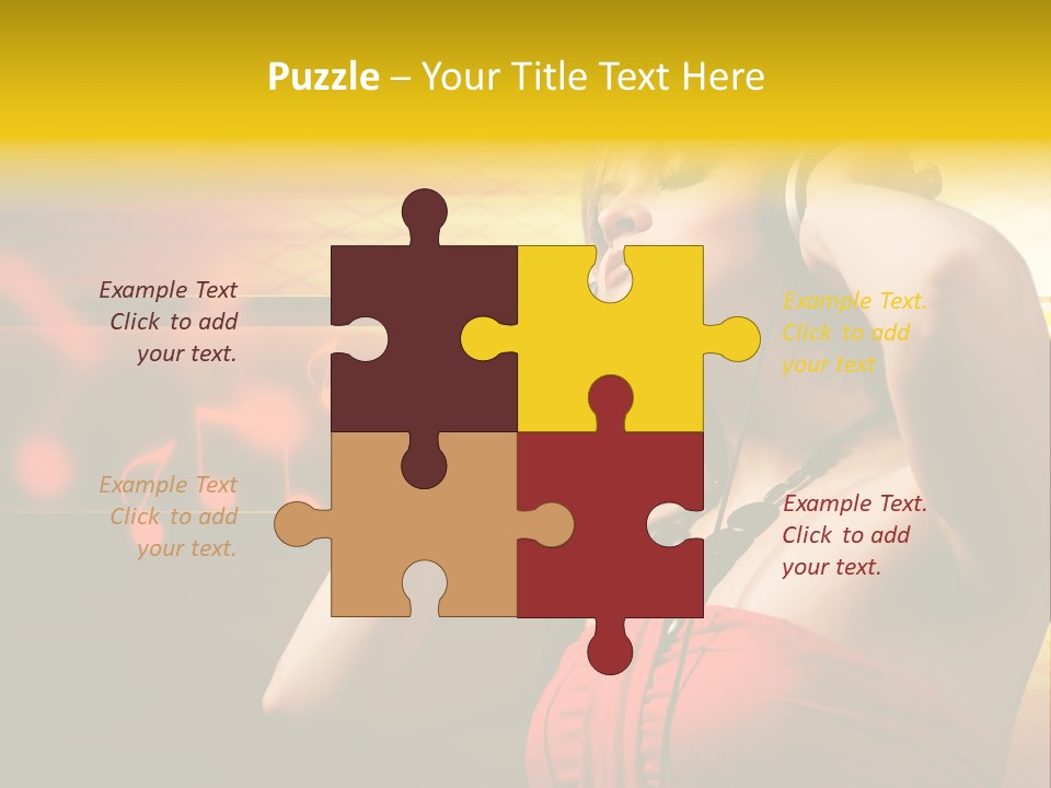 Background Music Festive PowerPoint Template