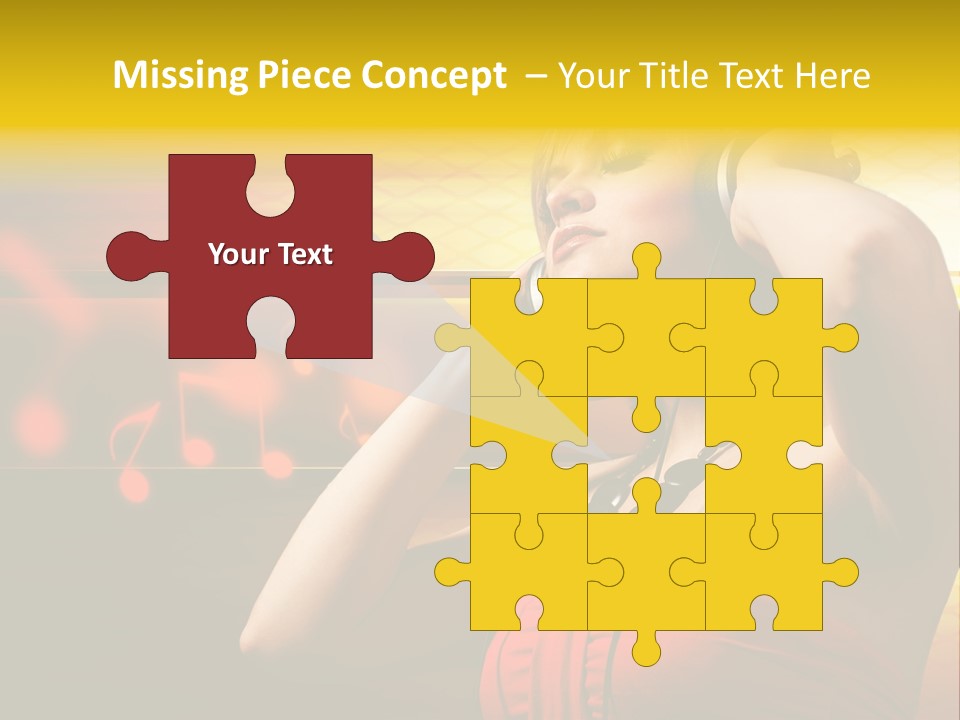 Background Music Festive PowerPoint Template