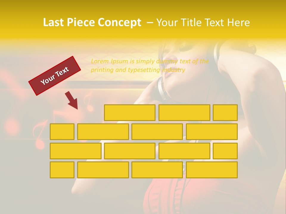 Background Music Festive PowerPoint Template