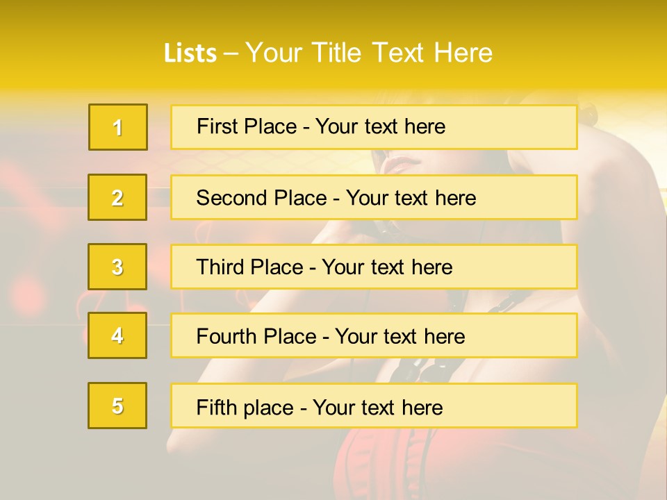 Background Music Festive PowerPoint Template