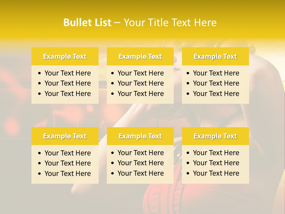 Background Music Festive PowerPoint Template