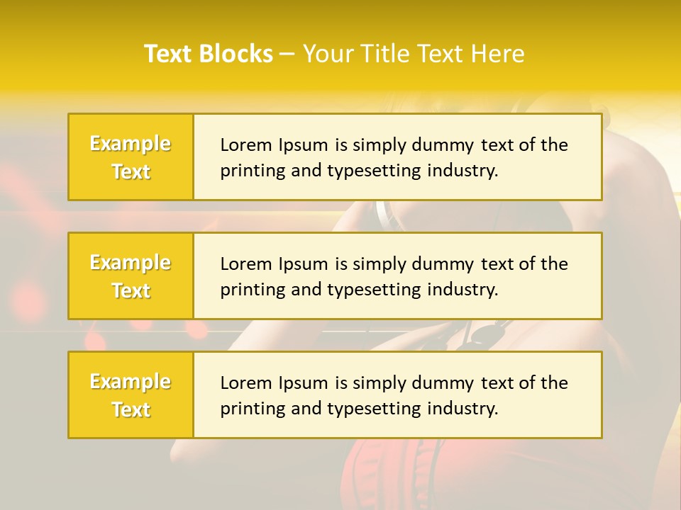 Background Music Festive PowerPoint Template