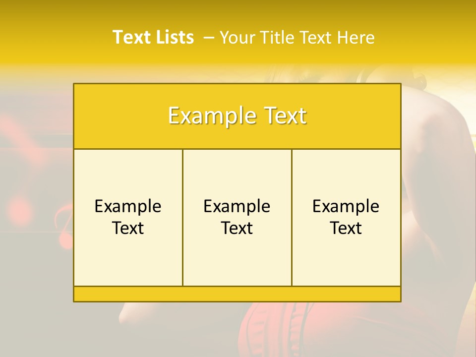 Background Music Festive PowerPoint Template