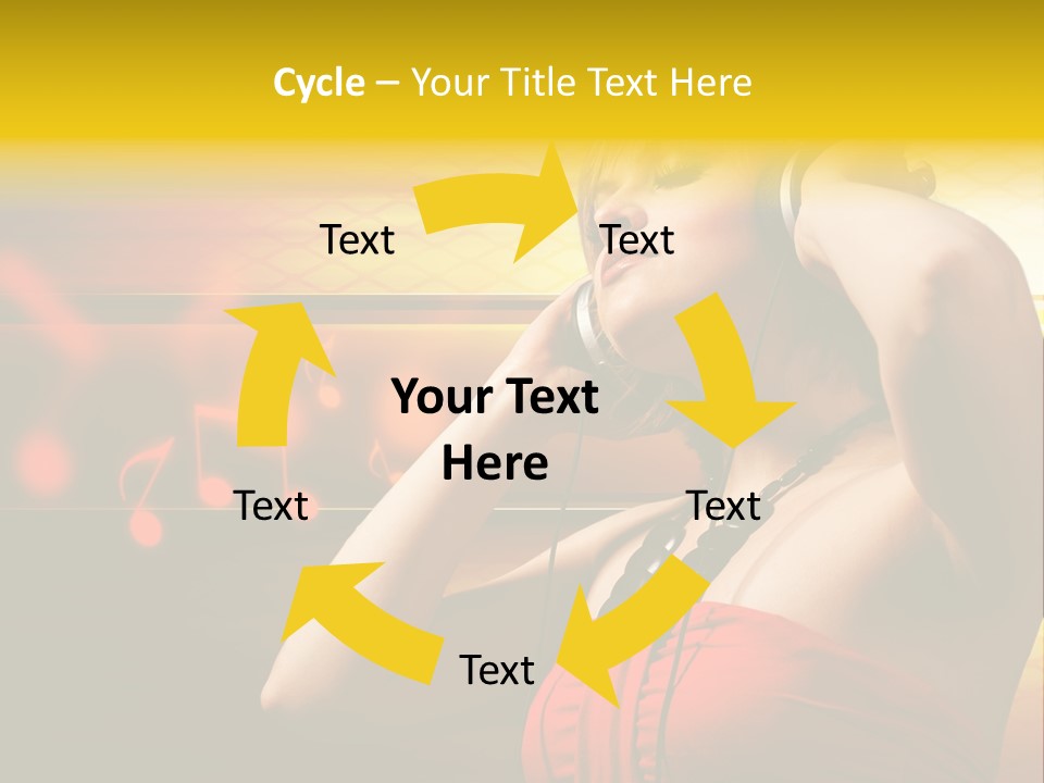 Background Music Festive PowerPoint Template