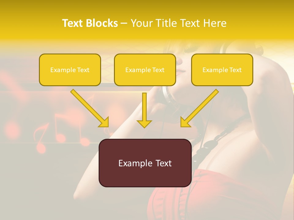 Background Music Festive PowerPoint Template