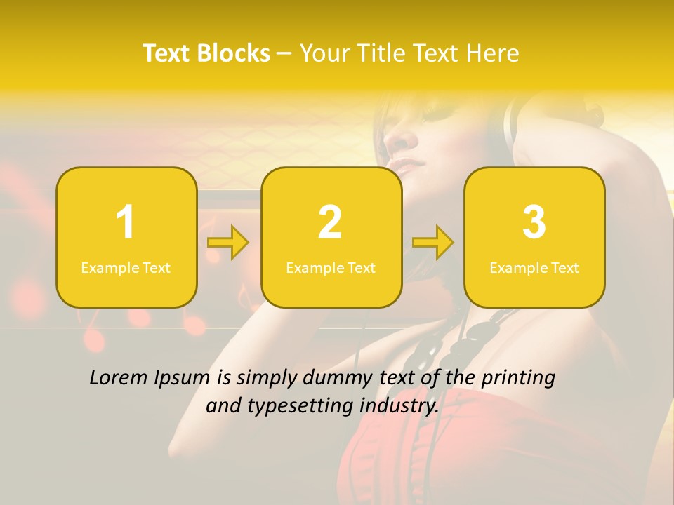 Background Music Festive PowerPoint Template