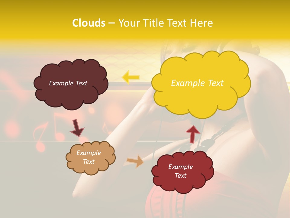 Background Music Festive PowerPoint Template