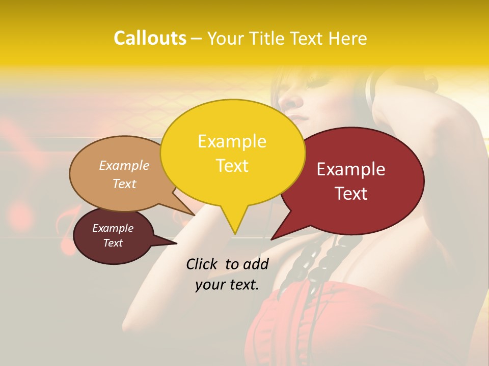 Background Music Festive PowerPoint Template