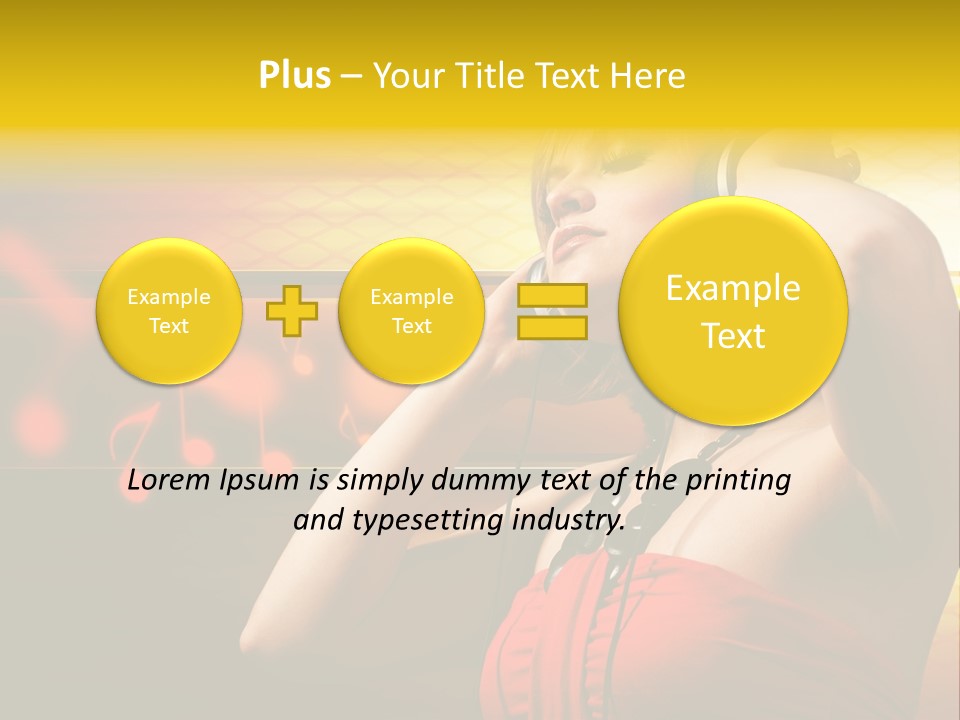 Background Music Festive PowerPoint Template