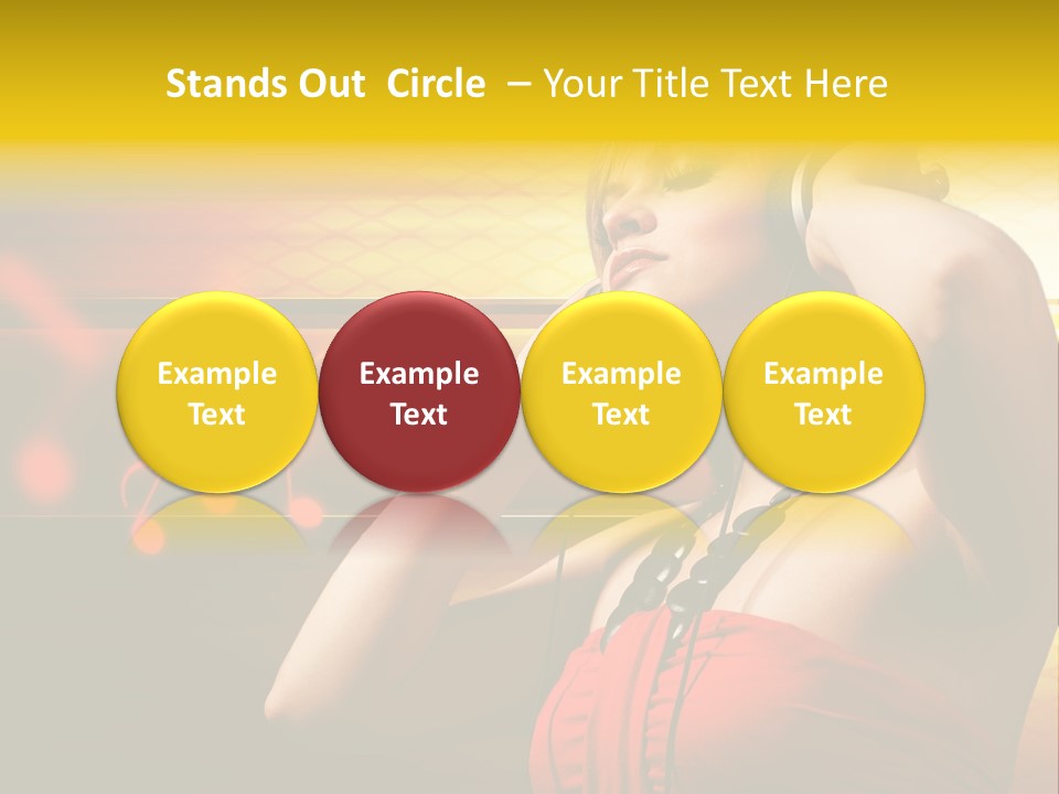 Background Music Festive PowerPoint Template