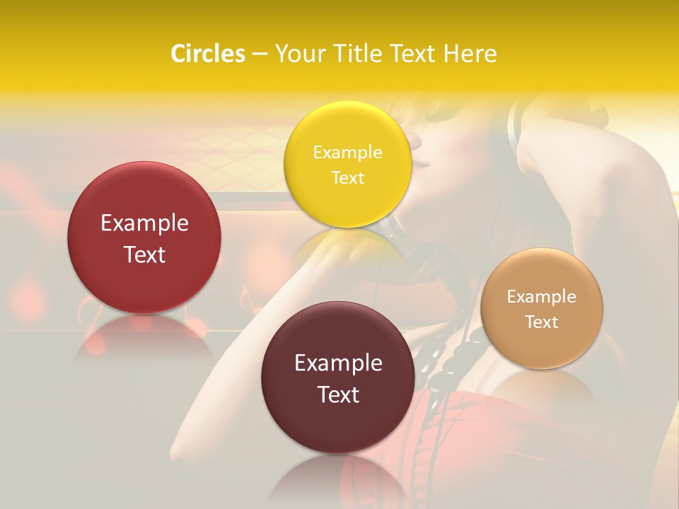 Background Music Festive PowerPoint Template