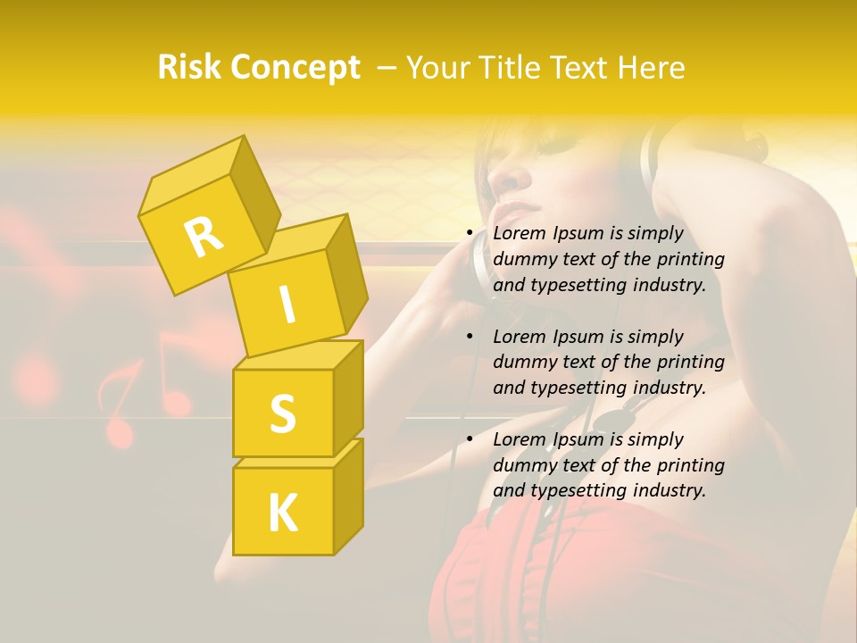 Background Music Festive PowerPoint Template