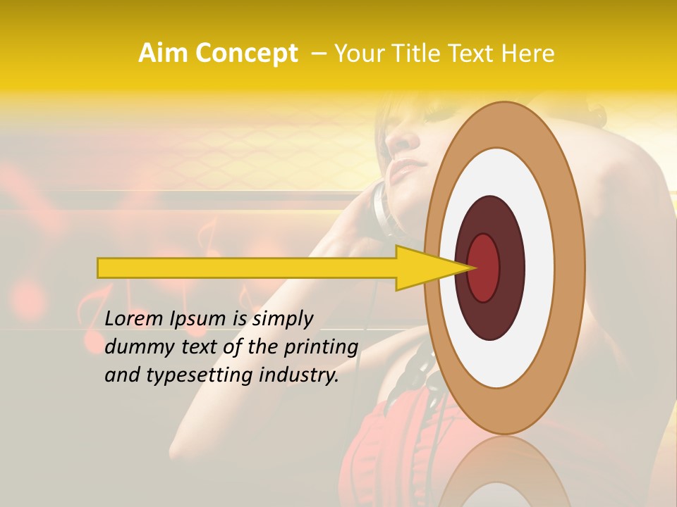 Background Music Festive PowerPoint Template